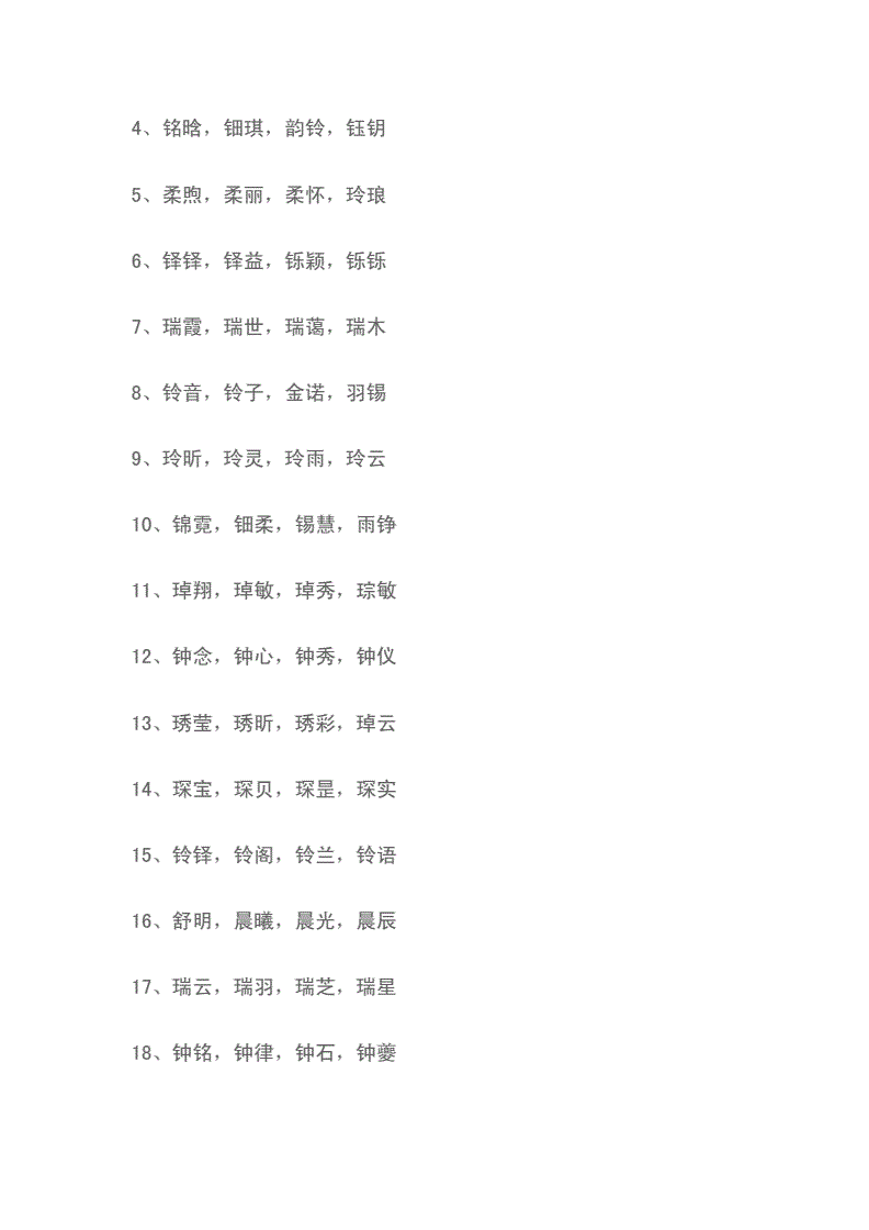 2、带金字的女孩名字？ 