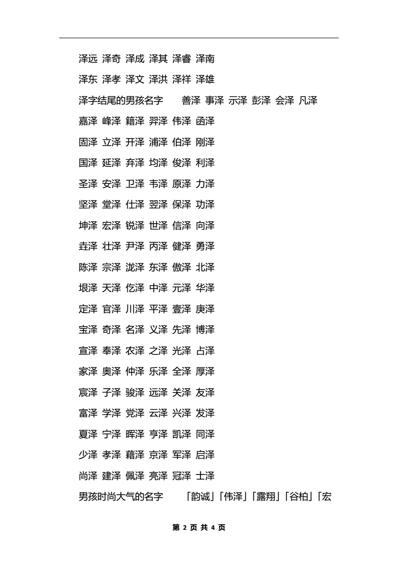 1、男生最霸气的名字是什么？