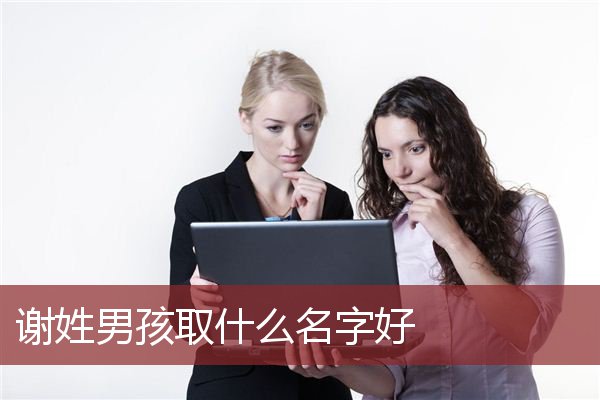 3.姓谢的男生有什么好名字？
