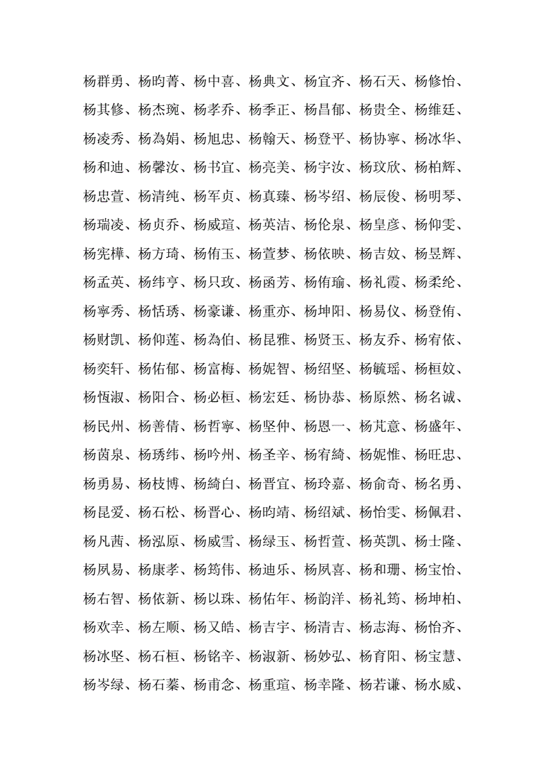 男孩的名字有哪些?