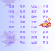 女孩带三点水的好名字-带有氵字旁的名字女孩 带有氵字旁的名