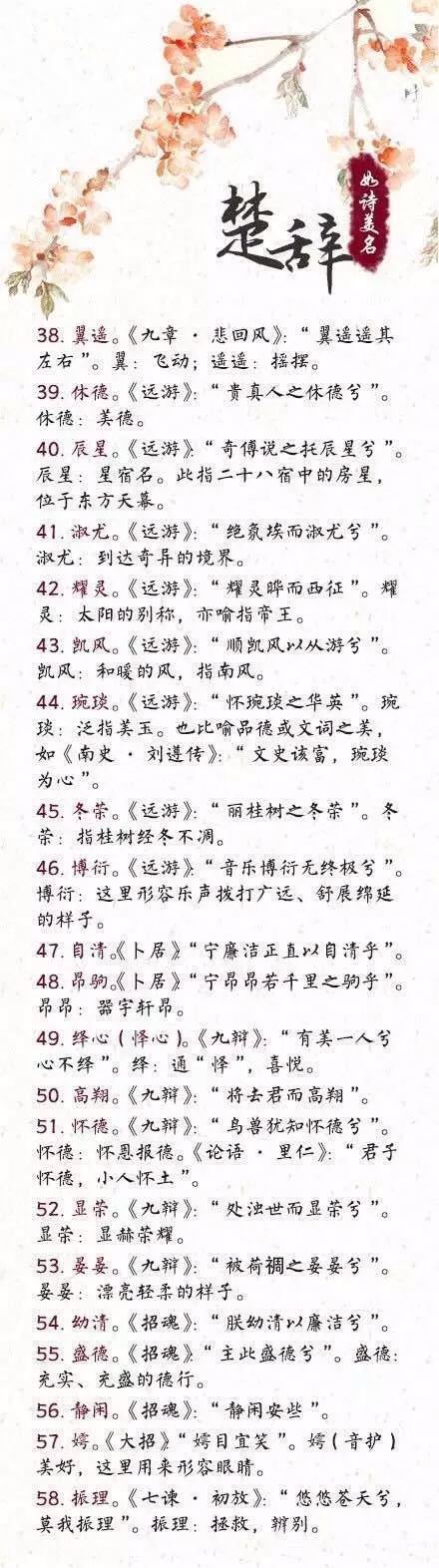 3、诗经《楚辞》里的小清新女孩叫什么名字?