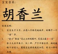 100分的胡姓女孩名字-胡姓女孩气质高雅名字 胡姓好听的女孩名