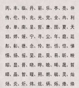 五行缺土缺金女孩取名宝典-五行属土缺金女孩名字大全